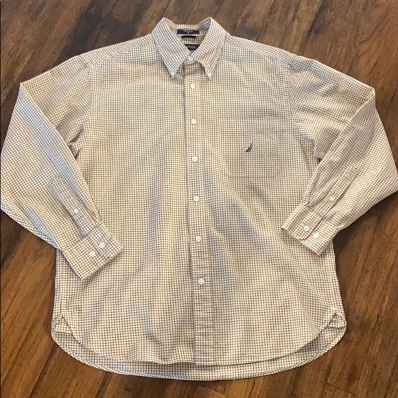 Nautica Other - Nautica Men’s 100% Cotton Button Down Dress Shirt